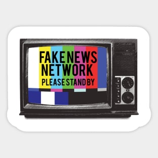 Fake News Network Please Stand By Sticker